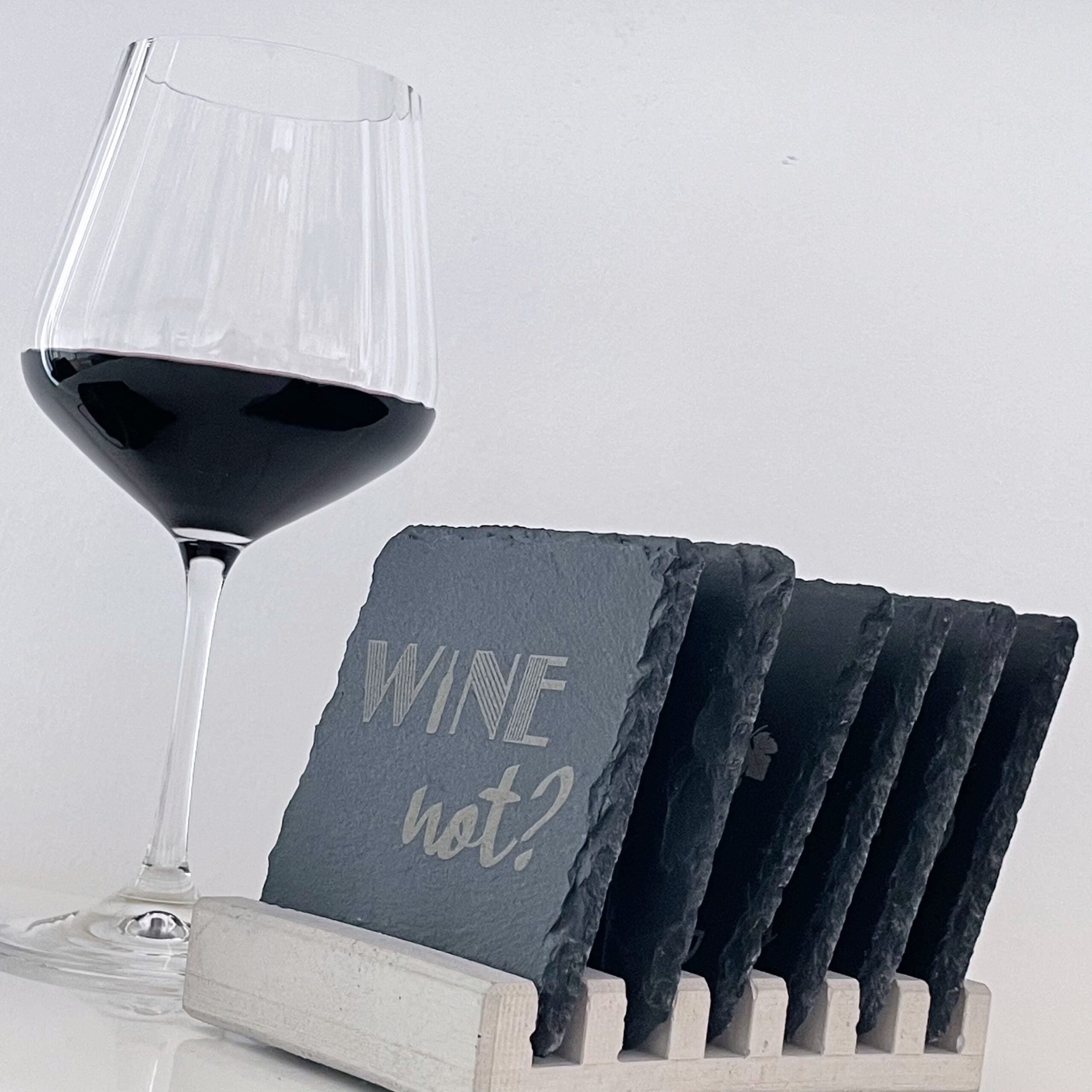 Schiefer Untersetzer "Wein" – Bild 7