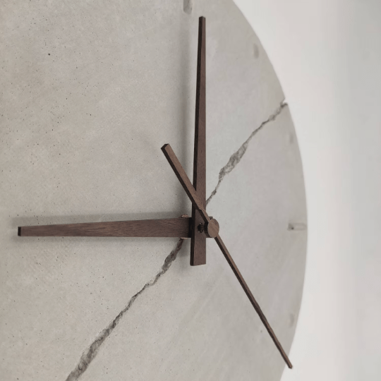 Betonuhr „Cracked“ - Nature – Bild 3