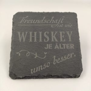 Schiefer Untersetzer "Whiskey"