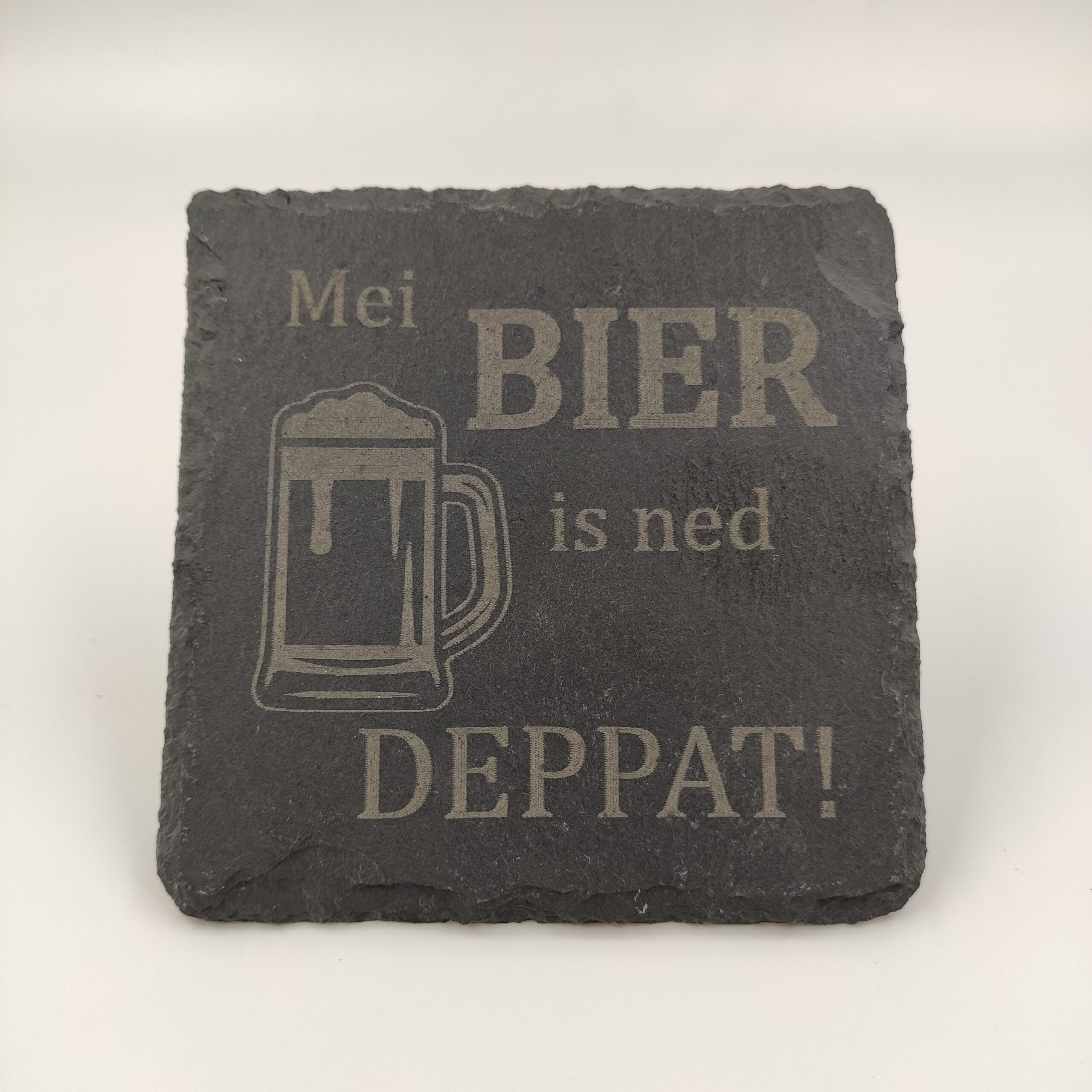 Schiefer Untersetzer "Bier" – Bild 5