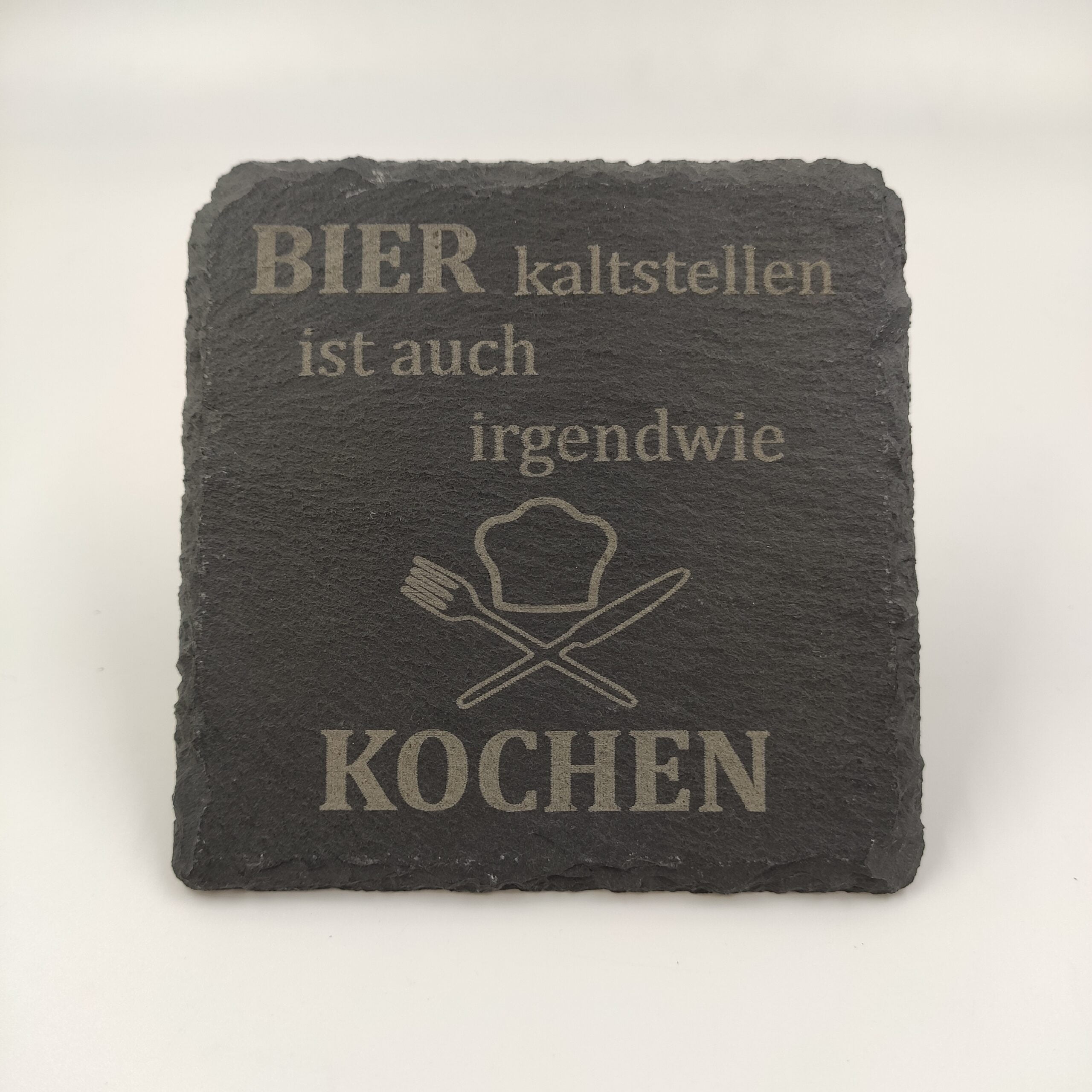 Schiefer Untersetzer "Bier" – Bild 6