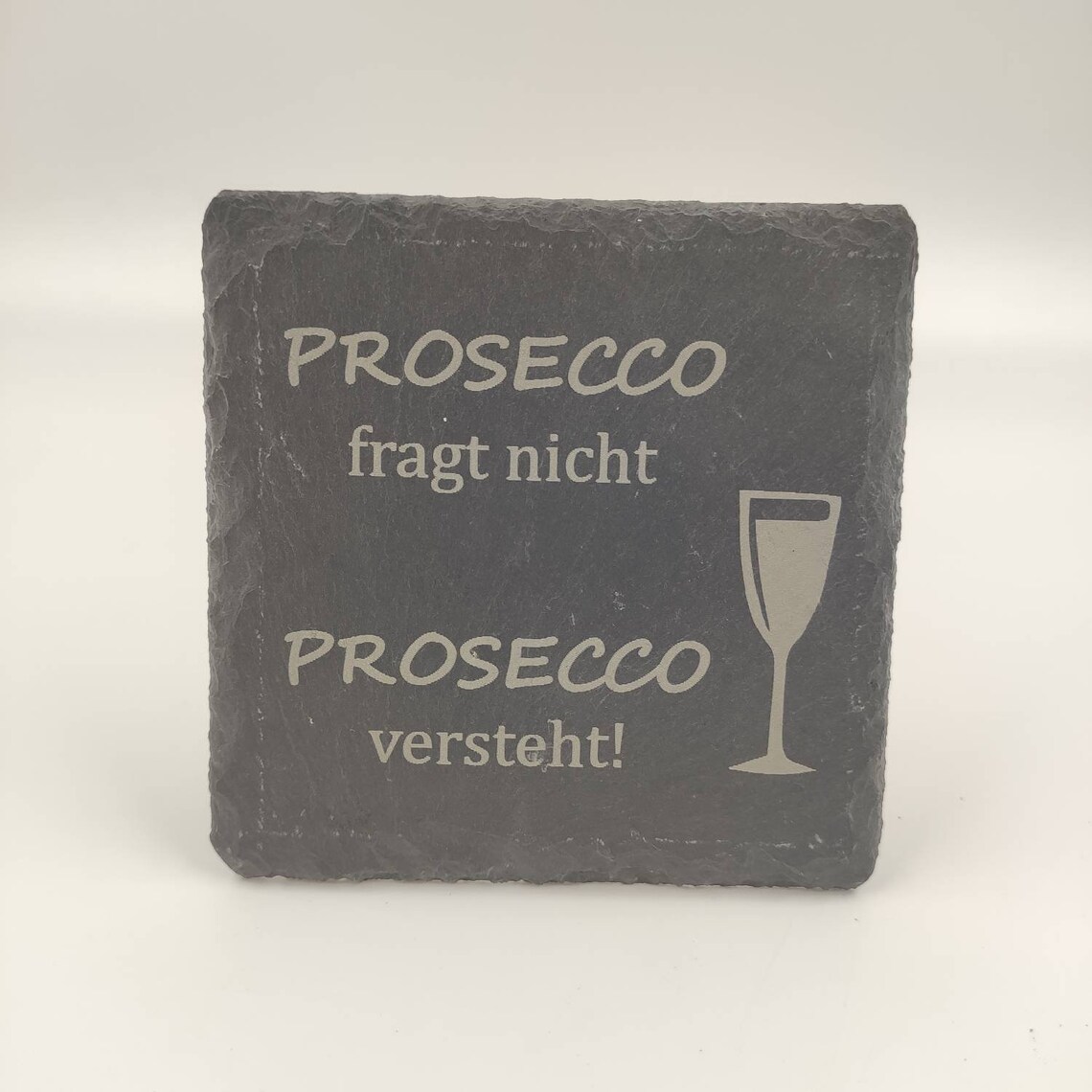 Schiefer Untersetzer "Prosecco" – Bild 3