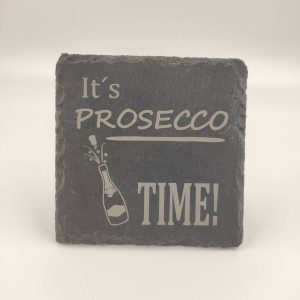 Schiefer Untersetzer "Prosecco"