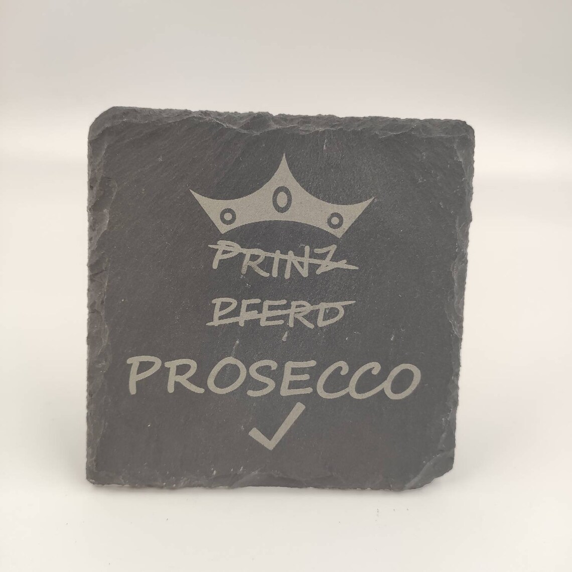 Schiefer Untersetzer "Prosecco" – Bild 2
