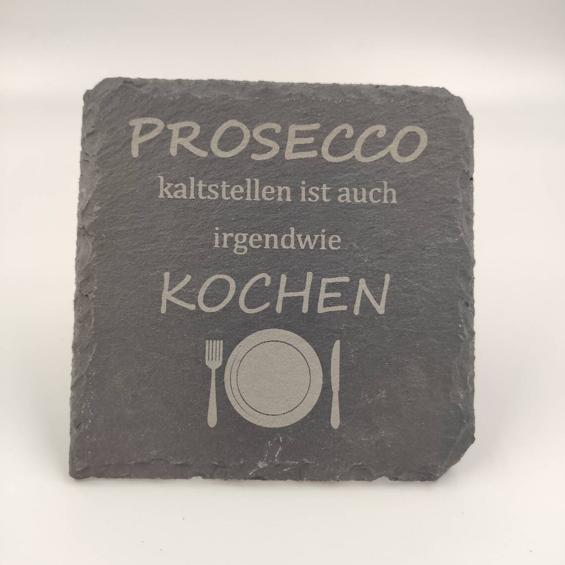 Schiefer Untersetzer "Prosecco" – Bild 6